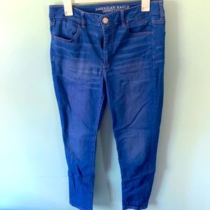 Light blue high rise Jean Jeggings. American Eagle. Size 12